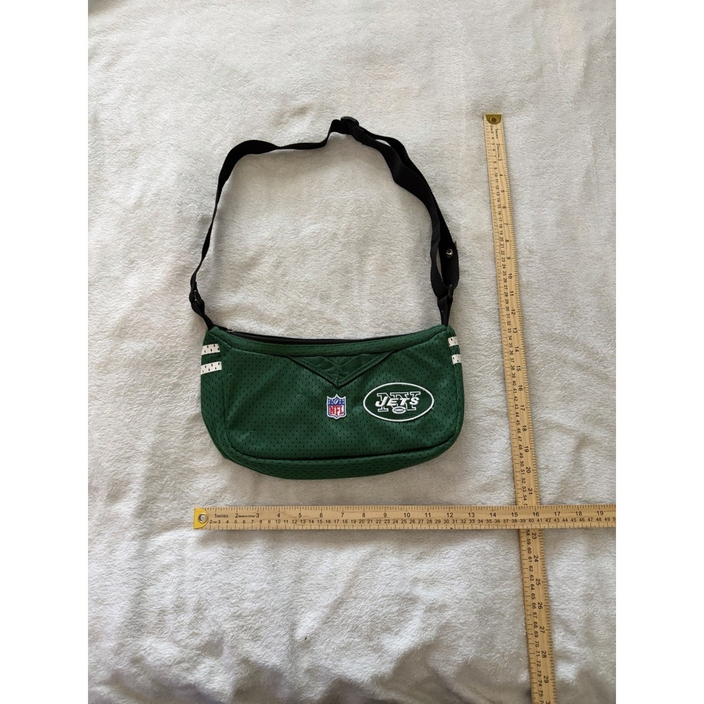 NFL New NY Jets Football jersey style purse or waist bag, green, fan gear - Picture 8 of 8